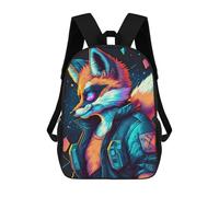 sinyumoney Sacs À Dos Pour Enfants, Sacs D'école, Cartables, Sacs De Voyage, Sacs À Livres, Imprimés En 3D Cyberfox Gear Sac À Dos Pour Enfants, Garçons Et Filles 17inch