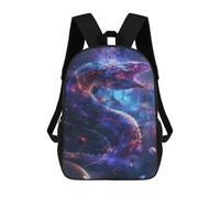 sinyumoney Sacs À Dos Pour Enfants, Sacs D'école, Cartables, Sacs De Voyage, Sacs À Livres, Imprimés En 3D Cosmic Serpent in Nebula Sac À Dos Pour Enfants, Garçons Et Filles 17inch