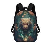 sinyumoney Sacs À Dos Pour Enfants, Sacs D'école, Cartables, Sacs De Voyage, Sacs À Livres, Imprimés En 3D Enchanted Tiger Portrait -7 Sac À Dos Pour Enfants, Garçons Et Filles 17inch