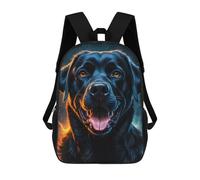 sinyumoney Sacs À Dos Pour Enfants, Sacs D'école, Cartables, Sacs De Voyage, Sacs À Livres, Imprimés En 3D Black Labrador Portrait Sac À Dos Pour Enfants, Garçons Et Filles 17inch