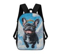 sinyumoney Sacs À Dos Pour Enfants, Sacs D'école, Cartables, Sacs De Voyage, Sacs À Livres, Imprimés En 3D Angel Dog Heaven Painting -1 Sac À Dos Pour Enfants, Garçons Et Filles 17inch