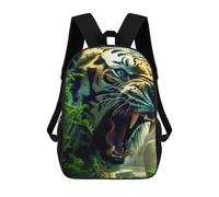 sinyumoney Sacs À Dos Pour Enfants, Sacs D'école, Cartables, Sacs De Voyage, Sacs À Livres, Imprimés En 3D Roaring Tiger Portrait Sac À Dos Pour Enfants, Garçons Et Filles 17inch