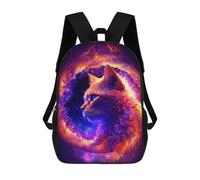 sinyumoney Sacs À Dos Pour Enfants, Sacs D'école, Cartables, Sacs De Voyage, Sacs À Livres, Imprimés En 3D Cosmic Cat Portrait-12 Sac À Dos Pour Enfants, Garçons Et Filles 17inch