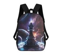 sinyumoney Sacs À Dos Pour Enfants, Sacs D'école, Cartables, Sacs De Voyage, Sacs À Livres, Imprimés En 3D Galactic Chess King Sac À Dos Pour Enfants, Garçons Et Filles 17inch