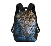 sinyumoney Sacs À Dos Pour Enfants, Sacs D'école, Cartables, Sacs De Voyage, Sacs À Livres, Imprimés En 3D Leopard Portrait Close-Up -1 Sac À Dos Pour Enfants, Garçons Et Filles 17inch