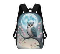 sinyumoney Sacs À Dos Pour Enfants, Sacs D'école, Cartables, Sacs De Voyage, Sacs À Livres, Imprimés En 3D Moonlit Owl Serenity Sac À Dos Pour Enfants, Garçons Et Filles 17inch