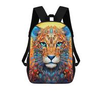 sinyumoney Sacs À Dos Pour Enfants, Sacs D'école, Cartables, Sacs De Voyage, Sacs À Livres, Imprimés En 3D Colorful Abstract Lion Portrait Sac À Dos Pour Enfants, Garçons Et Filles 17inch