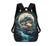 sinyumoney Sacs À Dos Pour Enfants, Sacs D'école, Cartables, Sacs De Voyage, Sacs À Livres, Imprimés En 3D Enchanted Moonlit Forest Sac À Dos Pour Enfants, Garçons Et Filles 17inch