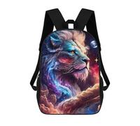 sinyumoney Sacs À Dos Pour Enfants, Sacs D'école, Cartables, Sacs De Voyage, Sacs À Livres, Imprimés En 3D Cosmic Lion Portrait-16 Sac À Dos Pour Enfants, Garçons Et Filles 17inch