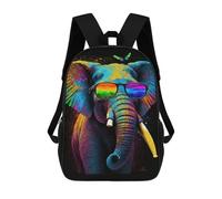 sinyumoney Sacs À Dos Pour Enfants, Sacs D'école, Cartables, Sacs De Voyage, Sacs À Livres, Imprimés En 3D Colorful Elephant Art Print-13 Sac À Dos Pour Enfants, Garçons Et Filles 17inch