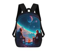 sinyumoney Sacs À Dos Pour Enfants, Sacs D'école, Cartables, Sacs De Voyage, Sacs À Livres, Imprimés En 3D Space Explorers' Lounge Sac À Dos Pour Enfants, Garçons Et Filles 17inch