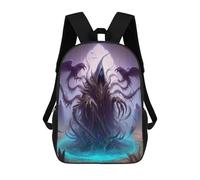 sinyumoney Sacs À Dos Pour Enfants, Sacs D'école, Cartables, Sacs De Voyage, Sacs À Livres, Imprimés En 3D Dark Fantasy Demon Artwork Sac À Dos Pour Enfants, Garçons Et Filles 17inch