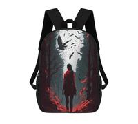 sinyumoney Sacs À Dos Pour Enfants, Sacs D'école, Cartables, Sacs De Voyage, Sacs À Livres, Imprimés En 3D Forest of Shadows Sac À Dos Pour Enfants, Garçons Et Filles 17inch