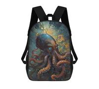 sinyumoney Sacs À Dos Pour Enfants, Sacs D'école, Cartables, Sacs De Voyage, Sacs À Livres, Imprimés En 3D Oceanic Tentacle Dreamscape Sac À Dos Pour Enfants, Garçons Et Filles 17inch
