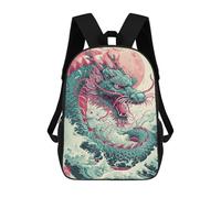 sinyumoney Sacs À Dos Pour Enfants, Sacs D'école, Cartables, Sacs De Voyage, Sacs À Livres, Imprimés En 3D Dragon Rising Mythical Artwork Sac À Dos Pour Enfants, Garçons Et Filles 17inch