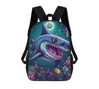 sinyumoney Sacs À Dos Pour Enfants Shark in A Fantasy Ocean Sac D'école Imprimé En 3D, Sac Tendance, Sac De Voyage Pour L'école Ou Les Voyages 17inch