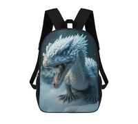sinyumoney Sacs À Dos Pour Enfants Snow Dragon in Winter Wonderland Sac D'école Imprimé En 3D Pour Enfants, Sac À Dos De Voyage Tendance Pour Écoliers 17inch