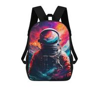 sinyumoney Sacs À Dos Pour Enfants Space Explorer Astronaut Artwork -1 Sac D'école Imprimé En 3D, Sac Tendance, Sac De Voyage Pour L'école Ou Les Voyages 17inch