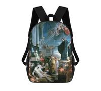 sinyumoney Sacs À Dos Pour Enfants The Miracles of Xavier Sac D'école Imprimé En 3D Pour Enfants, Sac À Dos De Voyage Tendance Pour Écoliers 17inch