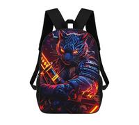 sinyumoney Sacs À Dos Pour Enfants Tiger Samurai Warrior Sac À Dos Scolaire, Cartable Pour Enfants, Sac De Voyage, Sac À Livres, Sac À Dos Imprimé En 3D Pour Garçons Et Filles 17inch