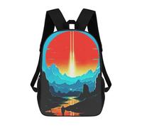 sinyumoney Sacs À Dos Pour Enfants Travel to Moon Sac D'école Sac À Dos Garçon Sac De Voyage Sac D'écolier Sac À Livres Et Fournitures Scolaires Sacs D'école 17inch