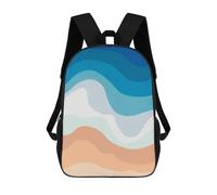 sinyumoney Sacs À Dos Pour Enfants Tropical Beach Sac D'école Imprimé En 3D Pour Enfants, Sac À Dos De Voyage Tendance Pour Écoliers 17inch