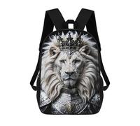 sinyumoney Sacs À Dos Pour Enfants White Lion King Sac D'école Imprimé En 3D, Sac Tendance, Sac De Voyage Pour L'école Ou Les Voyages 17inch