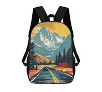 sinyumoney Sacs À Dos Pour Enfants Yellowstone National Park Sac D'école Imprimé En 3D, Sac Tendance, Sac De Voyage Pour L'école Ou Les Voyages 17inch