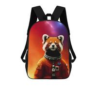 sinyumoney Sacs À Dos Red Panda Astronaut in Space Sac À Dos Scolaire Pour Enfants, Sac D'école Imprimé En 3D Pour Garçons, Élèves Du Primaire Et Du Collège 17inch