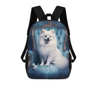 sinyumoney Sacs À Dos Royal Pomeranian Throne Sac À Dos Scolaire Pour Enfants, Sac D'école Imprimé En 3D Pour Garçons, Élèves Du Primaire Et Du Collège 17inch