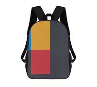 sinyumoney Sacs À Dos Scolaires Pour Enfants Colorful Minimalism 07 Sac D'école Imprimé En 3D Pour Garçons, Élèves Du Primaire Et Du Collège 17inch