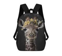 sinyumoney Sacs À Dos Scolaires Pour Enfants Cute Baby Giraffe Sac D'école Imprimé En 3D Pour Garçons, Élèves Du Primaire Et Du Collège 17inch