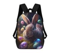 sinyumoney Sacs À Dos Scolaires Pour Enfants Easter Bunny VIII Sac D'école Imprimé En 3D Pour Garçons, Élèves Du Primaire Et Du Collège 17inch