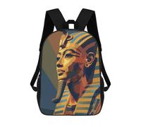 sinyumoney Sacs À Dos Scolaires Pour Enfants Egyptian Pharaoh Sac D'école Imprimé En 3D Pour Garçons, Élèves Du Primaire Et Du Collège 17inch