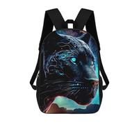 sinyumoney Sacs À Dos Scolaires Pour Enfants Galactic Panther Portrait -2 Sac D'école Imprimé En 3D Pour Garçons, Élèves Du Primaire Et Du Collège 17inch