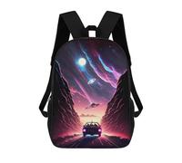 sinyumoney Sacs À Dos Scolaires Pour Enfants Galactic Road Trip -1 Sac D'école Imprimé En 3D Pour Garçons, Élèves Du Primaire Et Du Collège 17inch