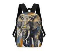 sinyumoney Sacs À Dos Scolaires Pour Enfants, Imprimés En 3D, Jolis Sacs De Voyage Abstract Elephant Painting Sacs À Dos Décontractés Pour Enfants, Pour Filles Et Femmes 17inch