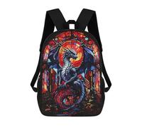 sinyumoney Sacs À Dos Scolaires Pour Enfants, Imprimés En 3D, Jolis Sacs De Voyage Abstract Vintage Art Sacs À Dos Décontractés Pour Enfants, Pour Filles Et Femmes 17inch