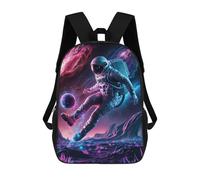 sinyumoney Sacs À Dos Scolaires Pour Enfants, Imprimés En 3D, Jolis Sacs De Voyage Astronaut Football Humor Sacs À Dos Décontractés Pour Enfants, Pour Filles Et Femmes 17inch