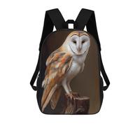 sinyumoney Sacs À Dos Scolaires Pour Enfants, Imprimés En 3D, Jolis Sacs De Voyage Barn Owl Sacs À Dos Décontractés Pour Enfants, Pour Filles Et Femmes 17inch