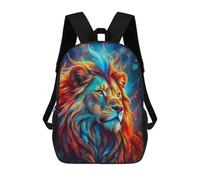 sinyumoney Sacs À Dos Scolaires Pour Enfants, Imprimés En 3D, Jolis Sacs De Voyage Close Up of Mystic Lion Sacs À Dos Décontractés Pour Enfants, Pour Filles Et Femmes 17inch