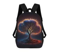 sinyumoney Sacs À Dos Scolaires Pour Enfants, Imprimés En 3D, Jolis Sacs De Voyage Cosmic Tree of Life Sacs À Dos Décontractés Pour Enfants, Pour Filles Et Femmes 17inch