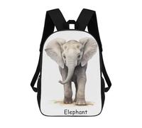 sinyumoney Sacs À Dos Scolaires Pour Enfants, Imprimés En 3D, Jolis Sacs De Voyage Elephant Baby Art Cute Sacs À Dos Décontractés Pour Enfants, Pour Filles Et Femmes 17inch