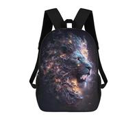 sinyumoney Sacs À Dos Scolaires Pour Enfants, Imprimés En 3D, Jolis Sacs De Voyage Galactic Lion Majesty -10 Sacs À Dos Décontractés Pour Enfants, Pour Filles Et Femmes 17inch