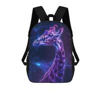 sinyumoney Sacs À Dos Scolaires Pour Enfants, Imprimés En 3D, Jolis Sacs De Voyage Giraffe Space Animal Sacs À Dos Décontractés Pour Enfants, Pour Filles Et Femmes 17inch