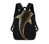 sinyumoney Sacs À Dos Scolaires Pour Enfants, Imprimés En 3D, Jolis Sacs De Voyage Gold Whale 24 Sacs À Dos Décontractés Pour Enfants, Pour Filles Et Femmes 17inch