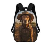 sinyumoney Sacs À Dos Scolaires Pour Enfants, Imprimés En 3D, Jolis Sacs De Voyage Golden Farmer Companion Sacs À Dos Décontractés Pour Enfants, Pour Filles Et Femmes 17inch