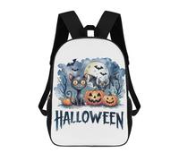 sinyumoney Sacs À Dos Scolaires Pour Enfants, Imprimés En 3D, Jolis Sacs De Voyage Halloween Cats & Pumpkins Sacs À Dos Décontractés Pour Enfants, Pour Filles Et Femmes 17inch