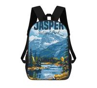 sinyumoney Sacs À Dos Scolaires Pour Enfants, Imprimés En 3D, Jolis Sacs De Voyage Jasper National Park Sacs À Dos Décontractés Pour Enfants, Pour Filles Et Femmes 17inch