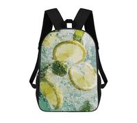 sinyumoney Sacs À Dos Scolaires Pour Enfants, Imprimés En 3D, Jolis Sacs De Voyage Lemon And Mint in Water Sacs À Dos Décontractés Pour Enfants, Pour Filles Et Femmes 17inch